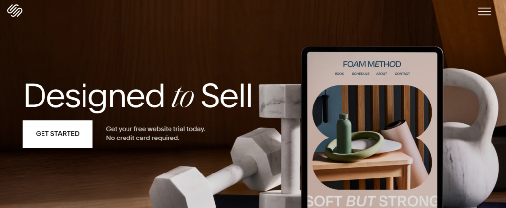 squarespace screenshot